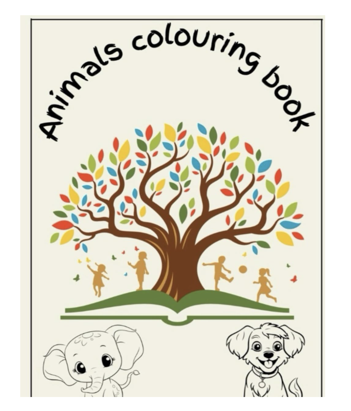 Animals colouring book